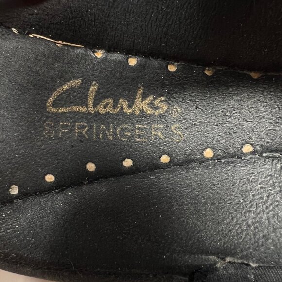 Clarks Womens Springers Navy Blue Leather Sandal 88750‎ Size 10 Medium - Picture 8 of 9